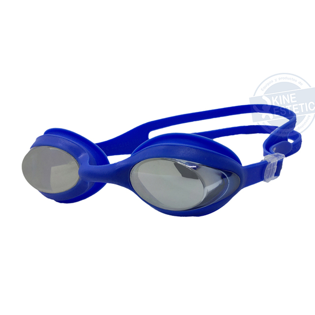 Funda de gafas y lentes azulejo azul con asa rígida con cierre